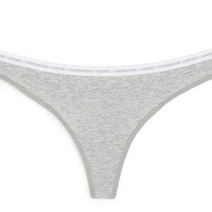 Calvin Klein Ck One Cotton Thong, Grey M L
